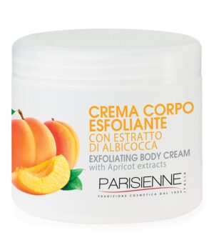 Crema de corp exfolianta cu samburi de caise PARISIENNE - 500 ml