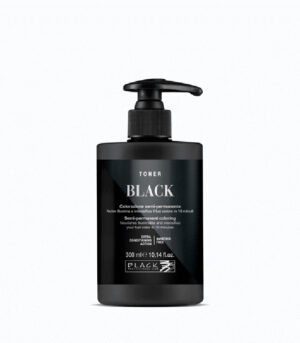 Nuantator de par semi-permanent negru Toner BLACK PROFESSIONAL - 300 ml