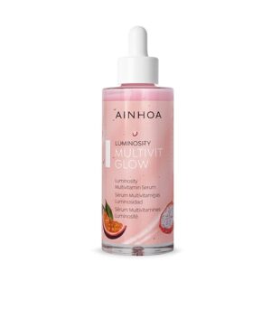Multivit Glow Luminosity Serum de la Ainhoa, este un ser vitaminizant ce ofera un boost de energie si luminozitate tenului.