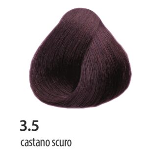 Sintesis Color Cream 3.5 Castano Scuro Mogano, de la Black Professional, este o vopsea de par permanenta cu amoniac.