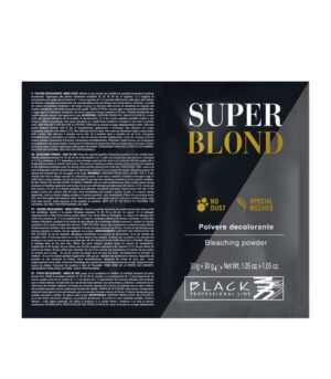 Pudra decoloranta Super Blond BLACK PROFESSIONAL - 30+30 g