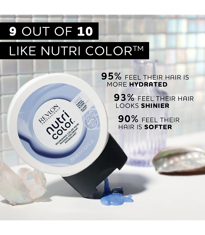 Nuantator semi-permanent 613 Cold as Brown Brunette Nutri Color REVLON PROFESSIONAL - 200 ml - imagine 9